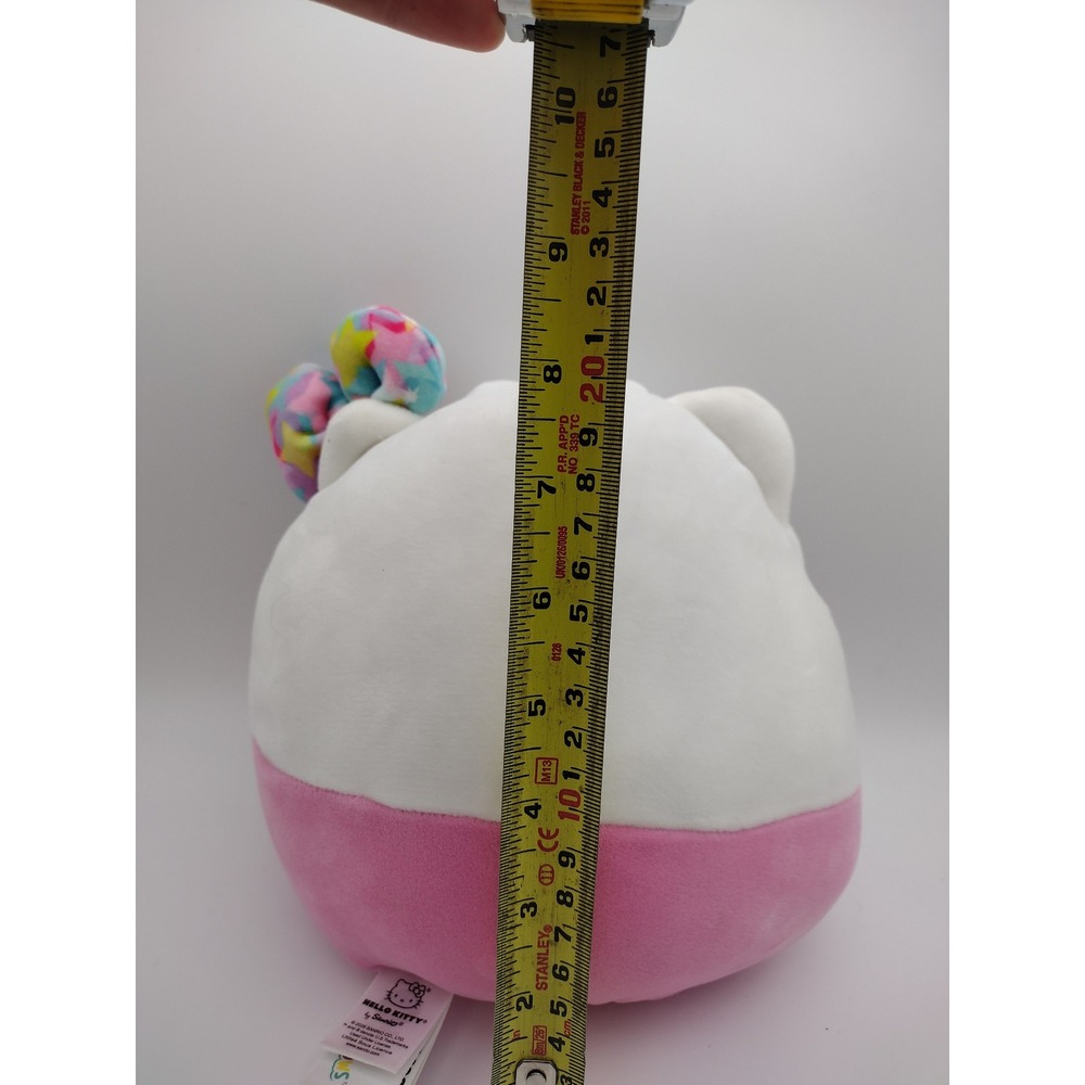Squishmallows Sanrio Hello Kitty 8 Inch Plush Tie Dye Heart Pink Bow 2023 - Picture 4 of 4
